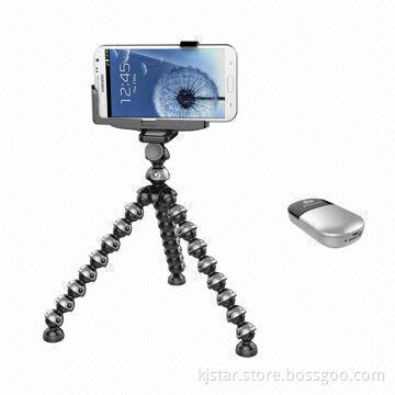 KJstar Magnetic Flexible Mobile Phone Stand with Bluetooth Shutter Remote
